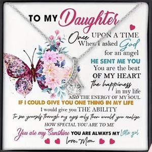 NEW Gift for Daughter from Mom, Necklace for daughter from Mom